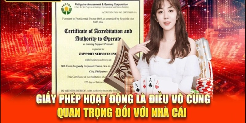 Sự quan trọng của giấy phép hoạt động với 23Win